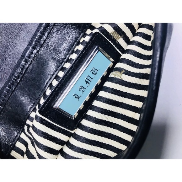 L.A.M.B. Gwen Stefani Handbag Clutch Black Leather - Picture 2 of 8